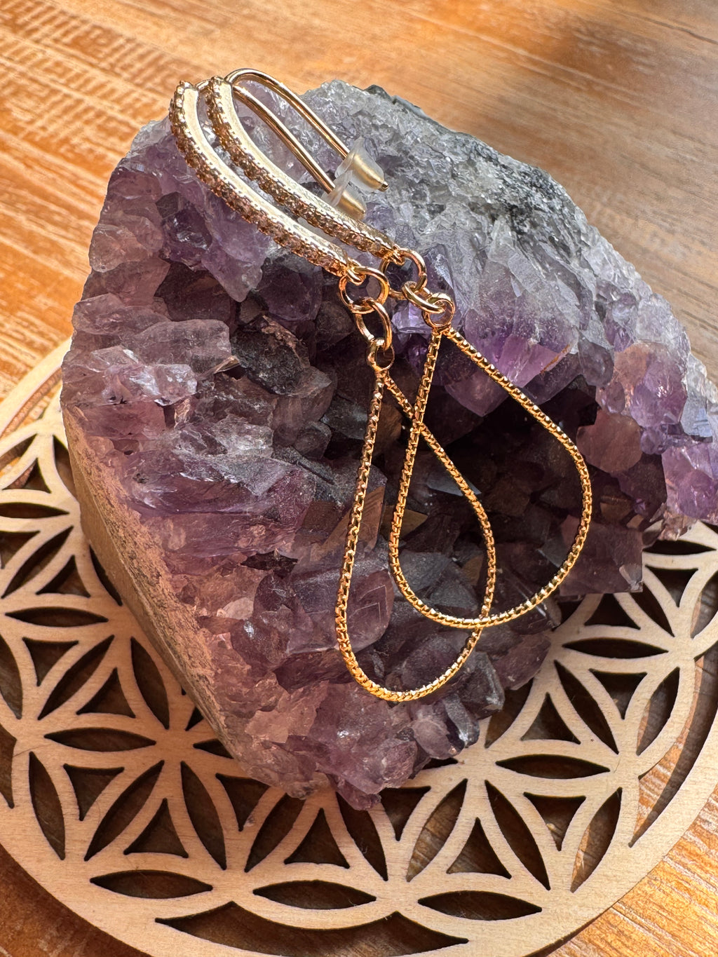 Boucles d’oreilles Ondes Solaire