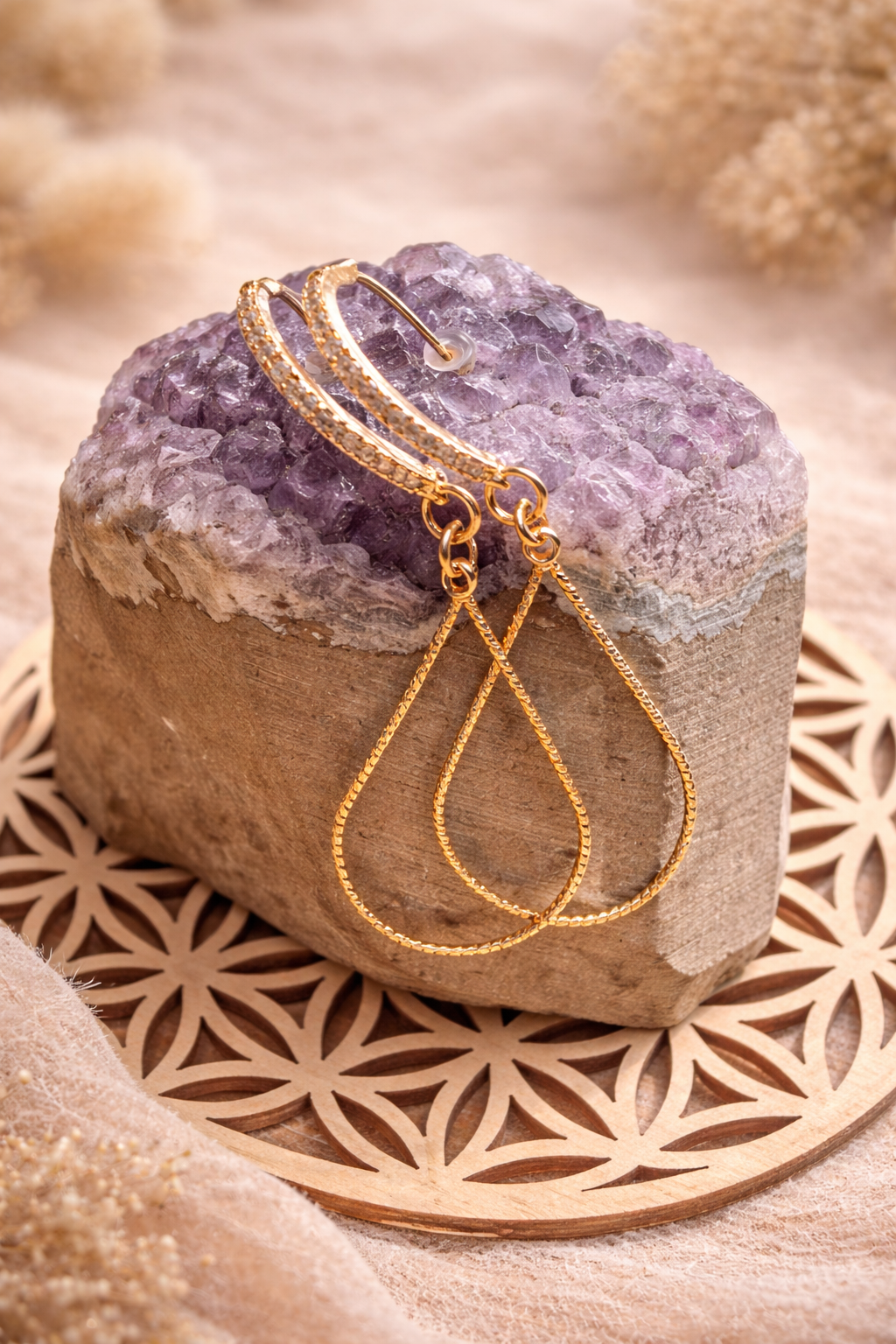 Boucles d’oreilles Ondes Solaire