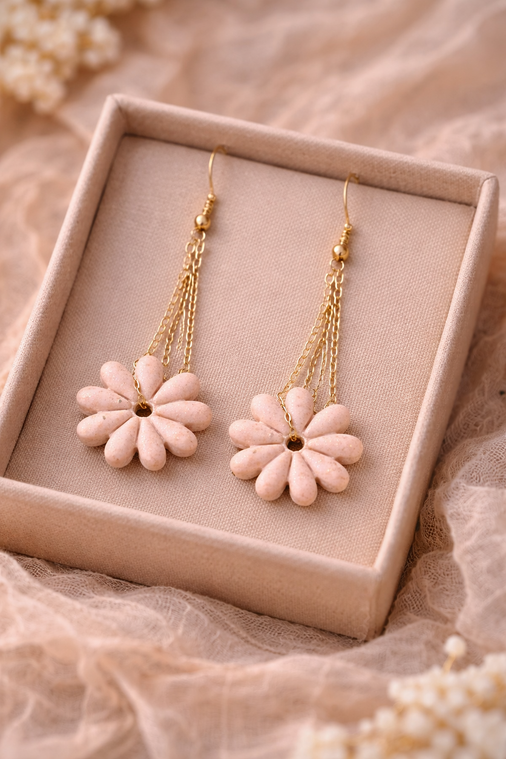 Boucles d’oreilles Rosée Florales