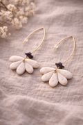 Boucles d’oreilles – Pétales & Ombre