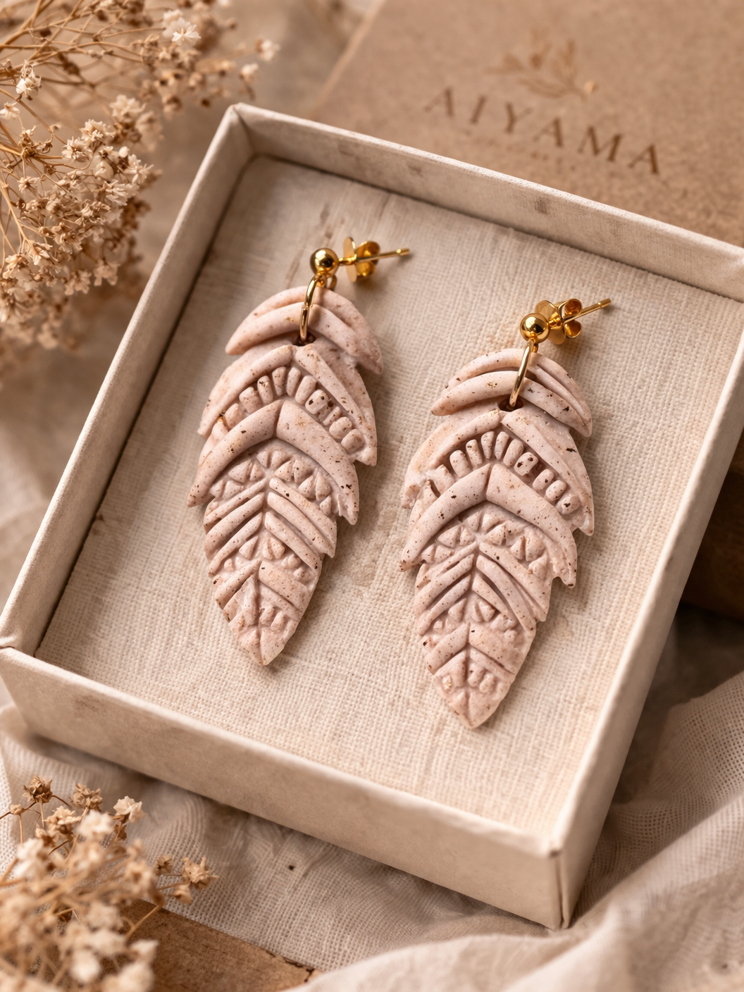 Boucles d’oreilles Plumes d’âme