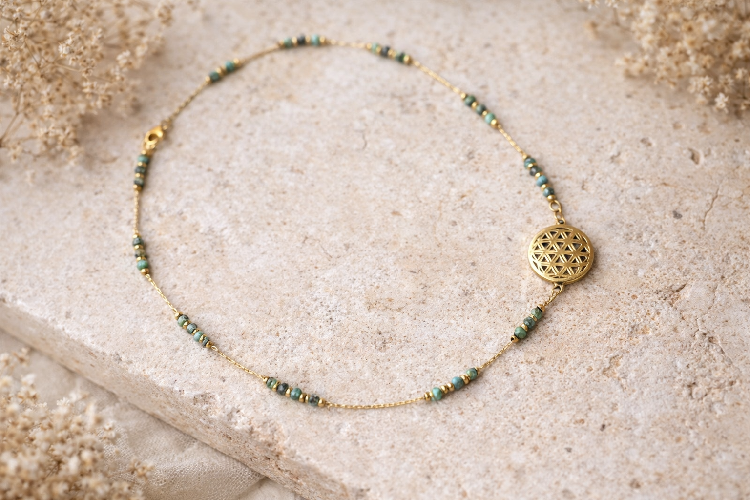 Collier-Fleur de vie