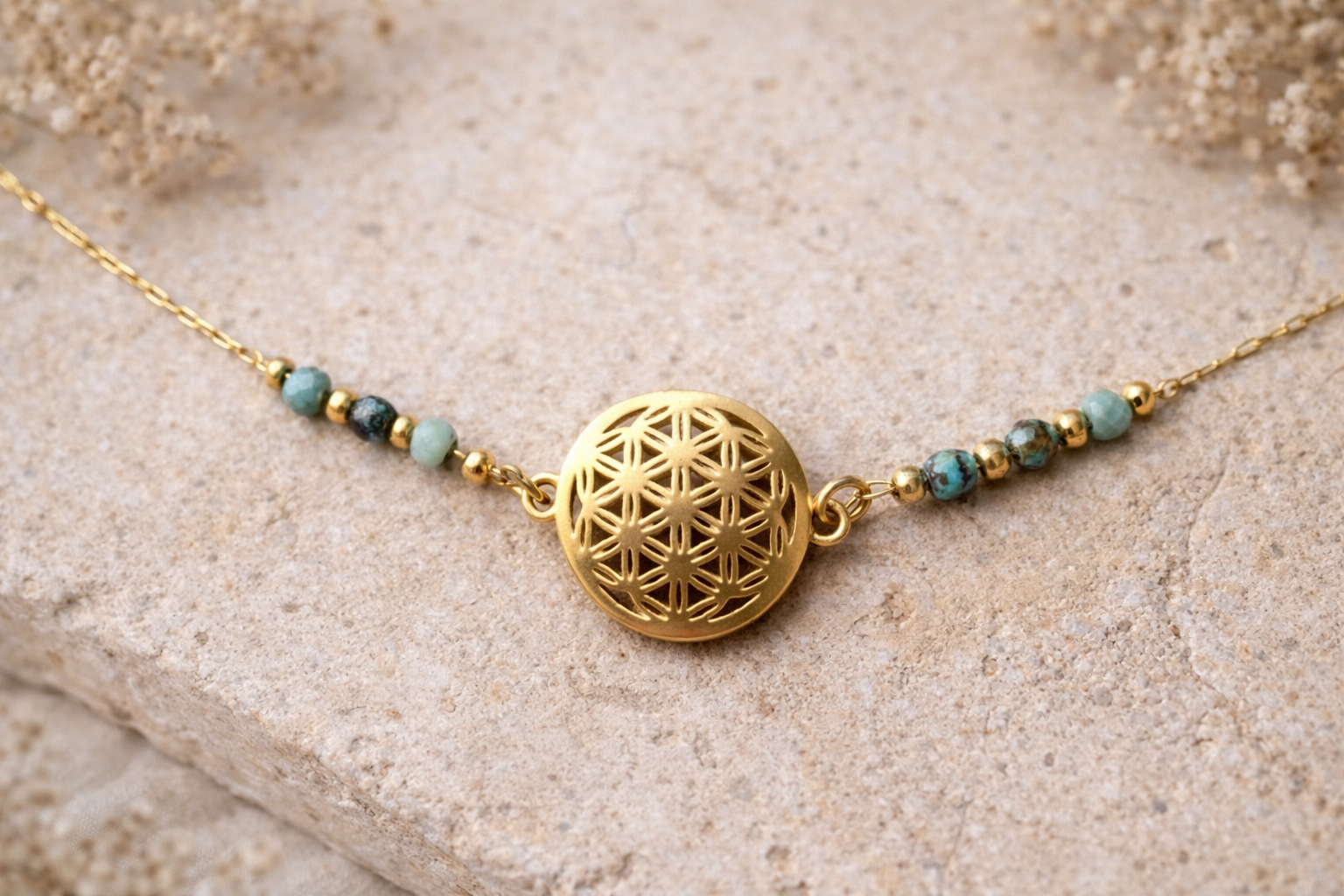 Collier-Fleur de vie